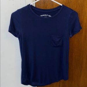 Dark blue tee